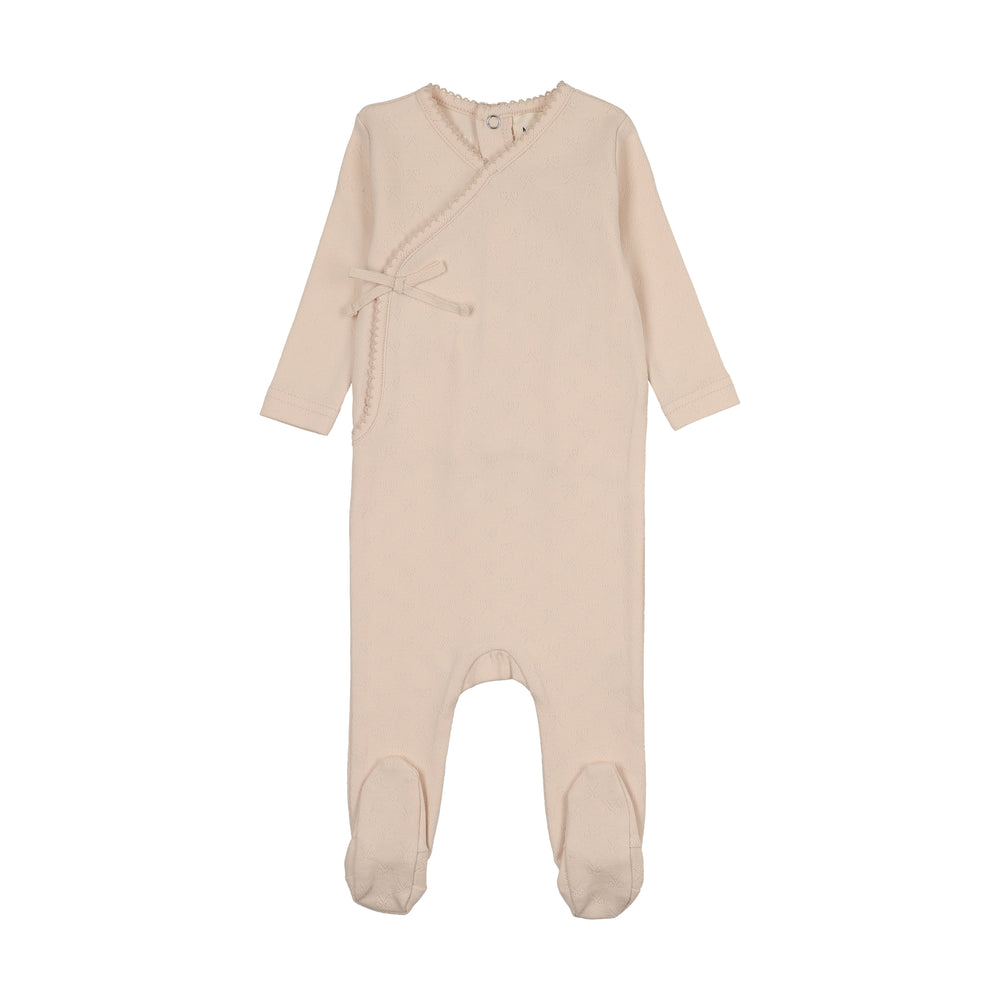 Mema Knits Pointelle Footie