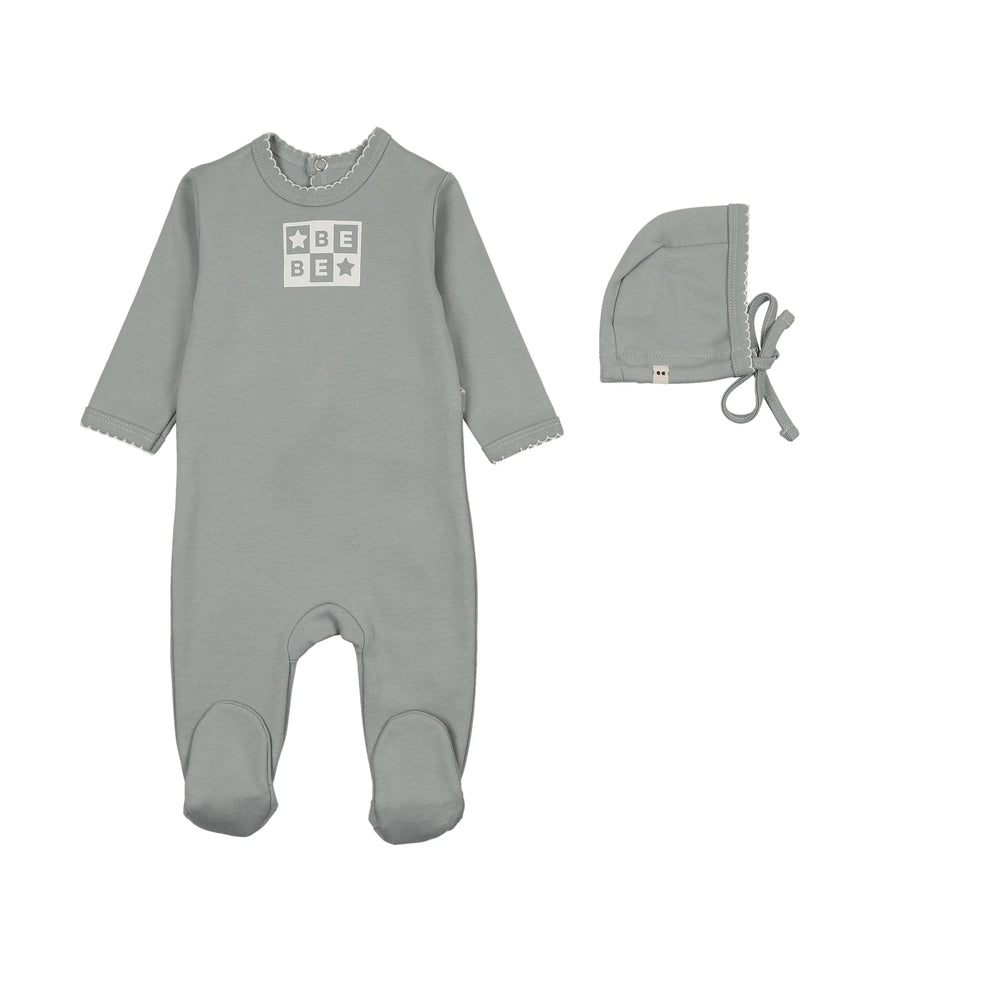 Mon Tresor Bliss BEBE Footie & Bonnet