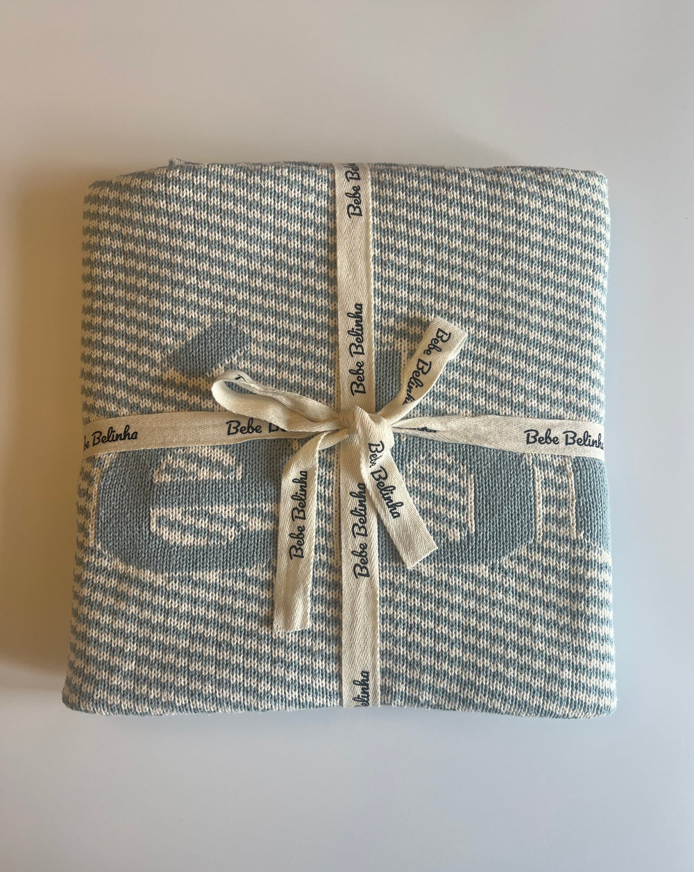 BEBE Knit Blanket Blue