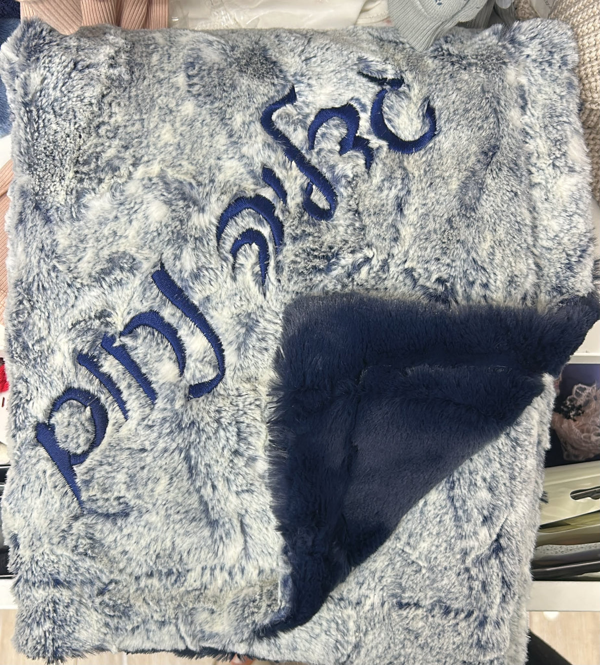 Winx and blinx Frosted Ink Minky Blanket