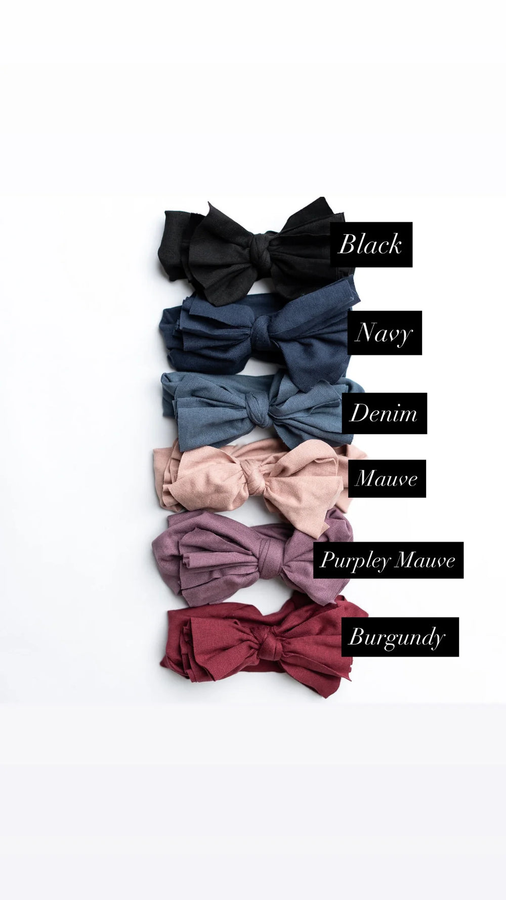 Nicsessories Baby Nylon Butter Non Ribbed Headbands