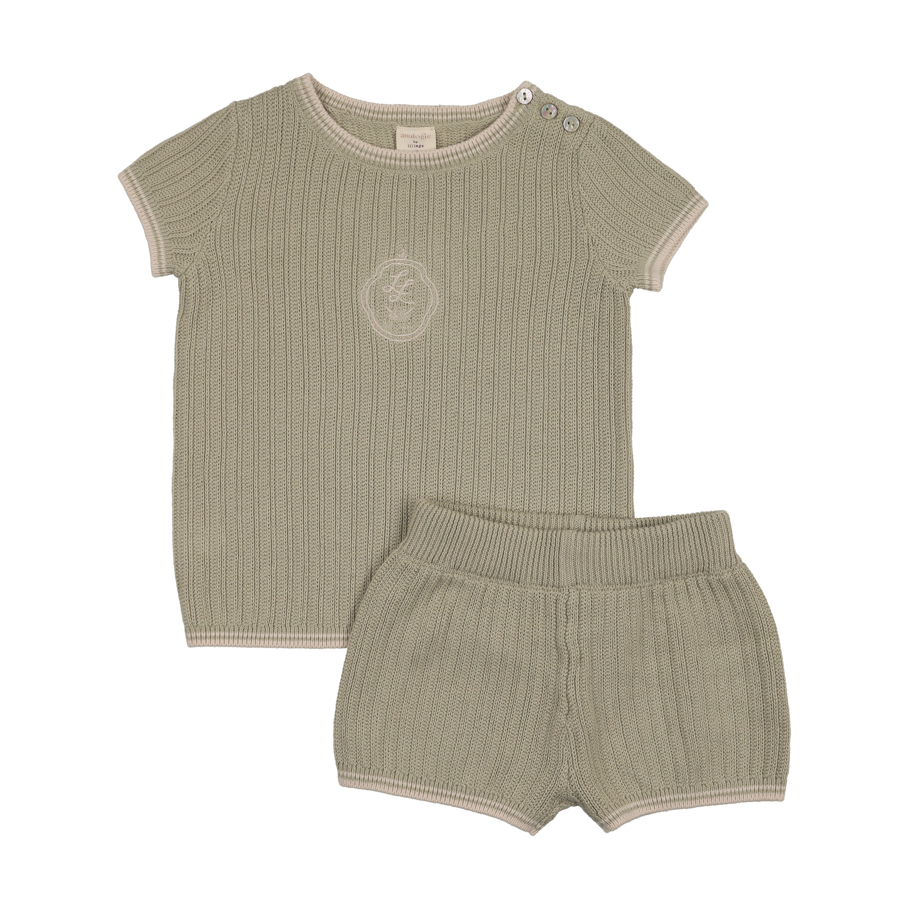 Lil Legs Knit Emblem Set