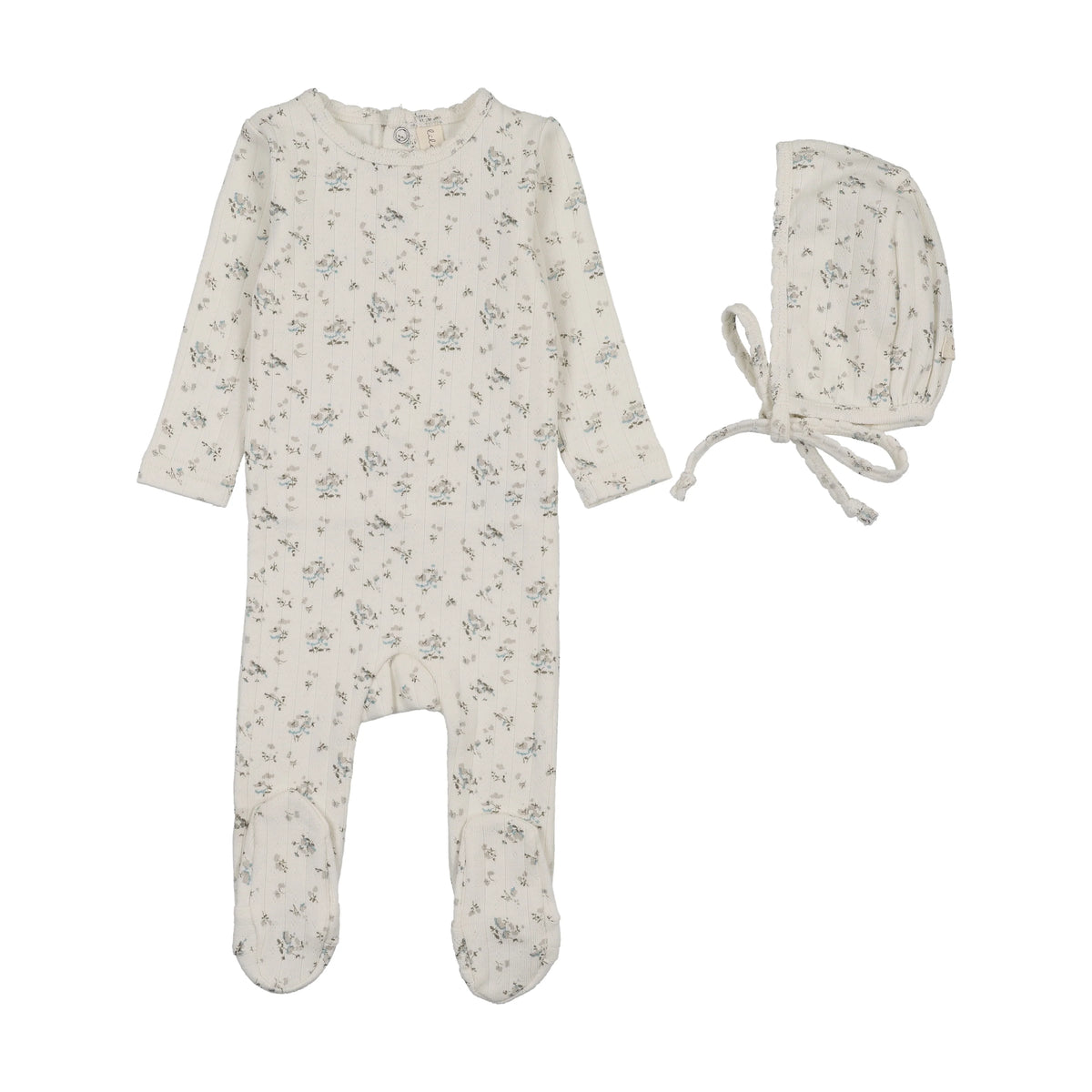 Lilette Garden Cluster Footie/Bonnet