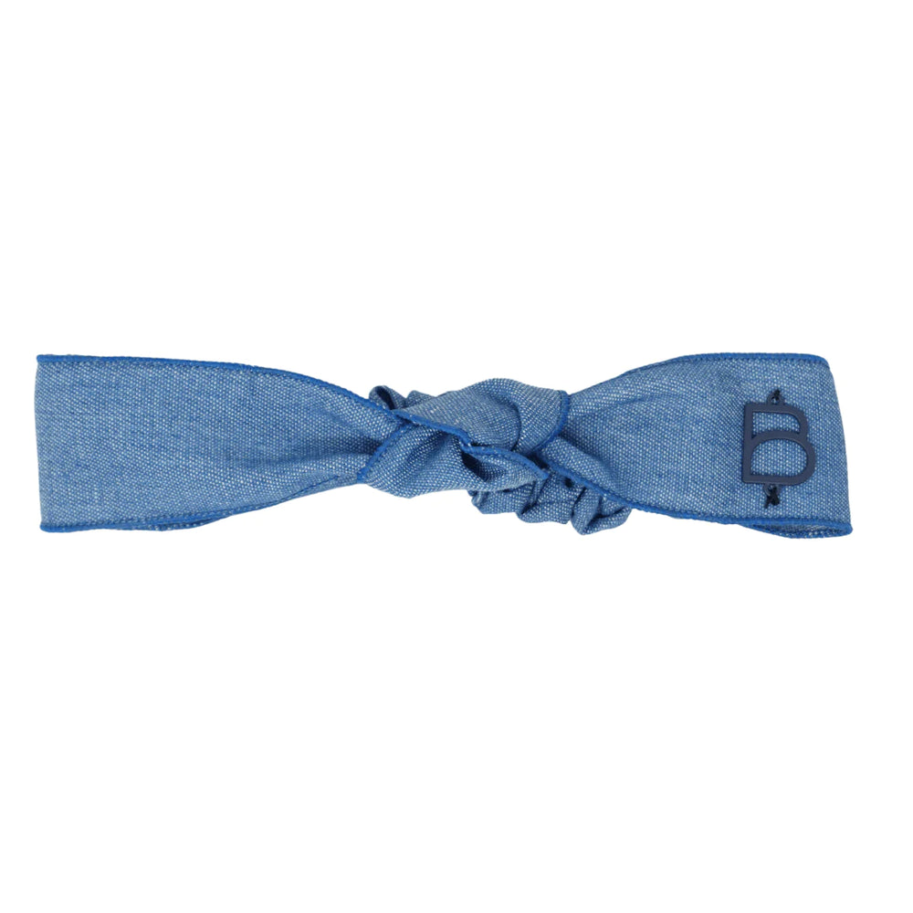 Bandeau Solid Denims Baby Knot Band
