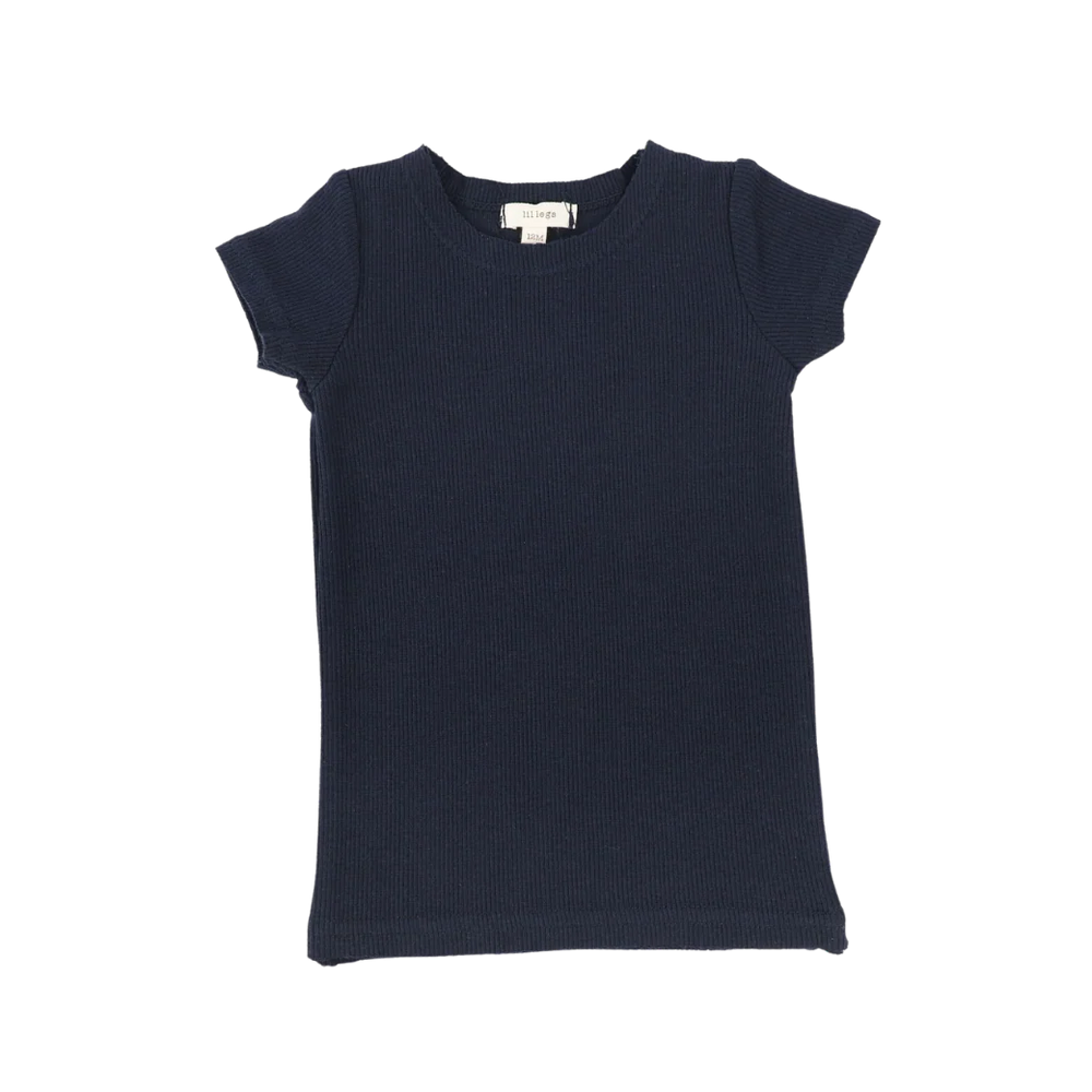 Lil Legs Ribbed Short Sleeve T-Shirts