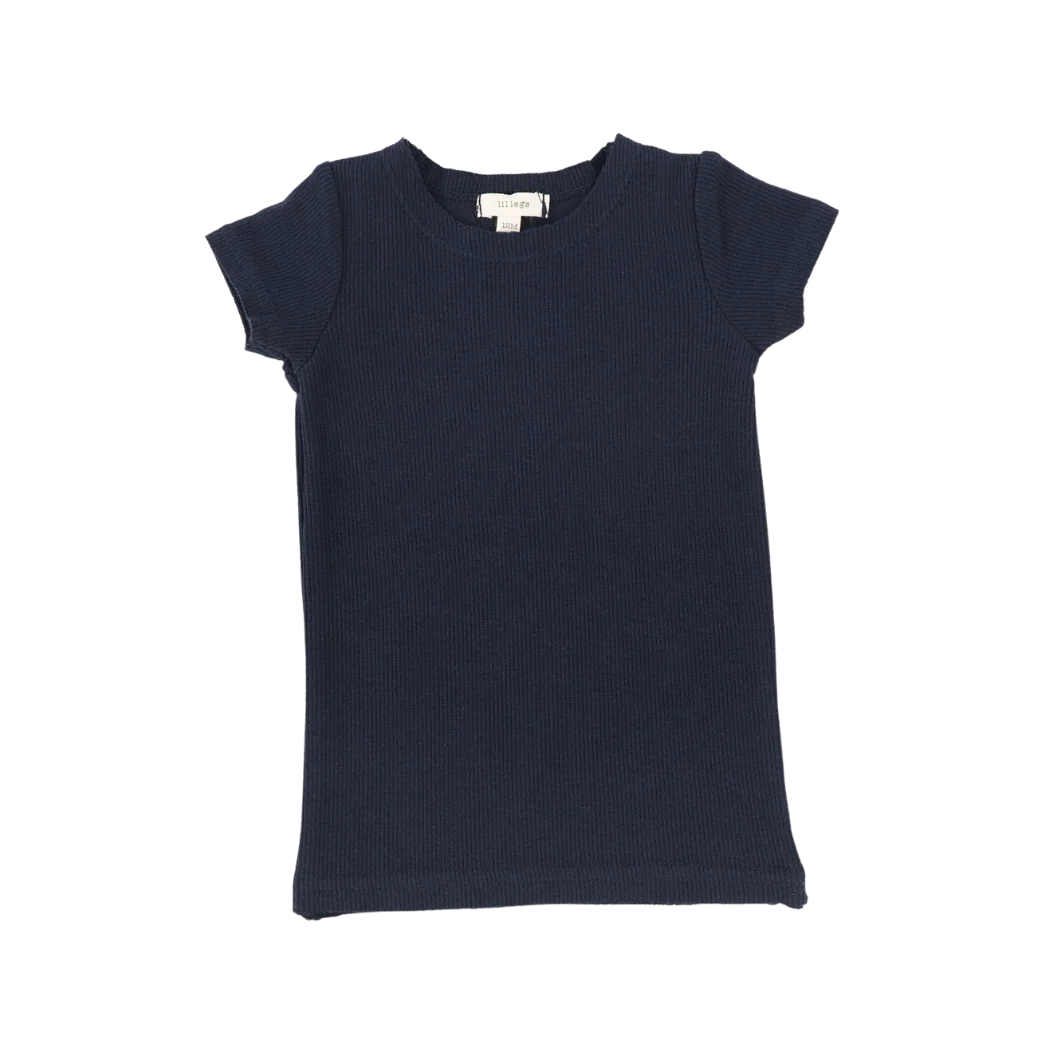 Lil Legs Ribbed Short Sleeve T-Shirts