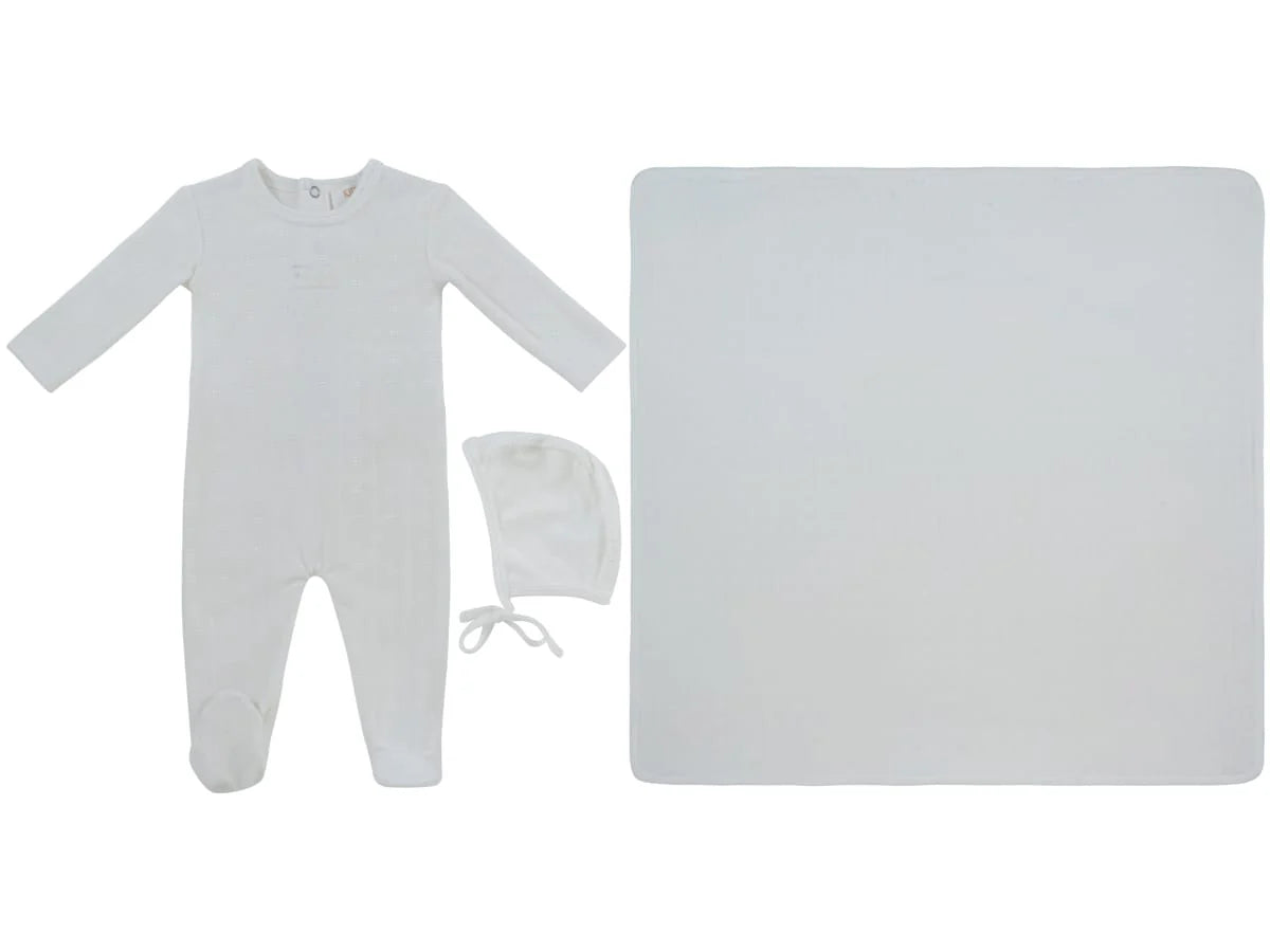 Pre-Order Kipp Baby Bebe Pointelle Layette Set