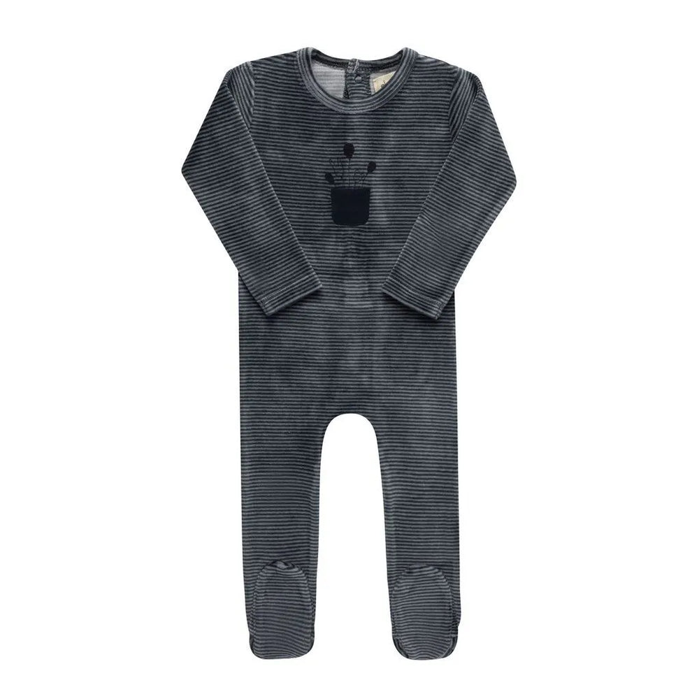 Ely's & Co Striped Footie