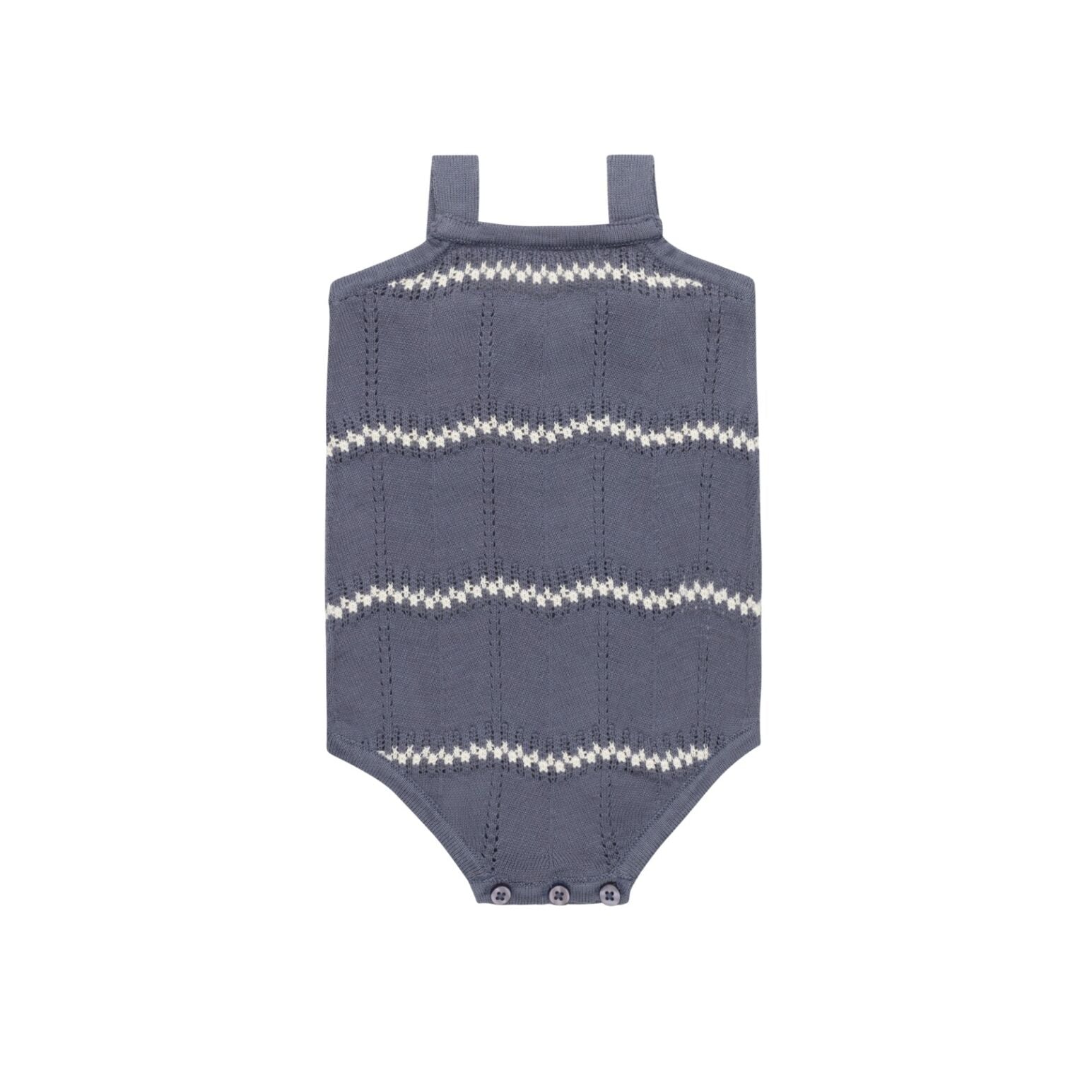 Loom Wave Knit Romper