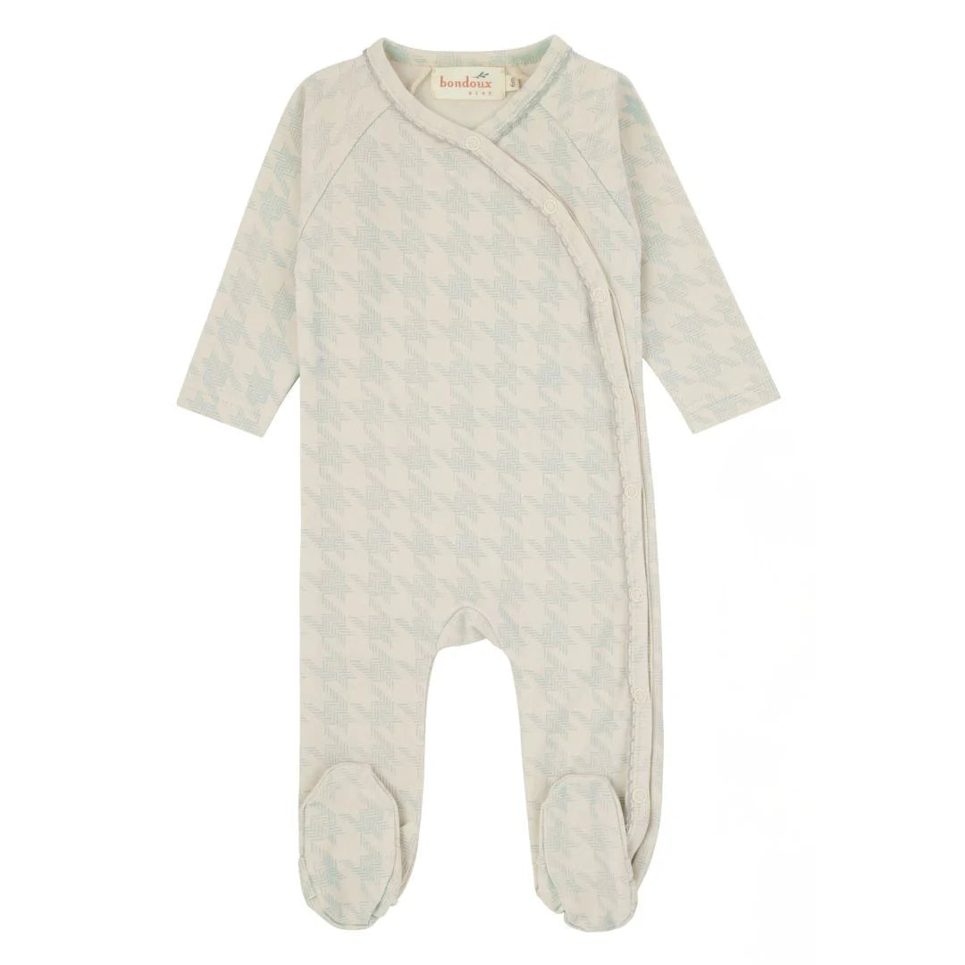 Bondoux BEBE Houndstooth Layette Set