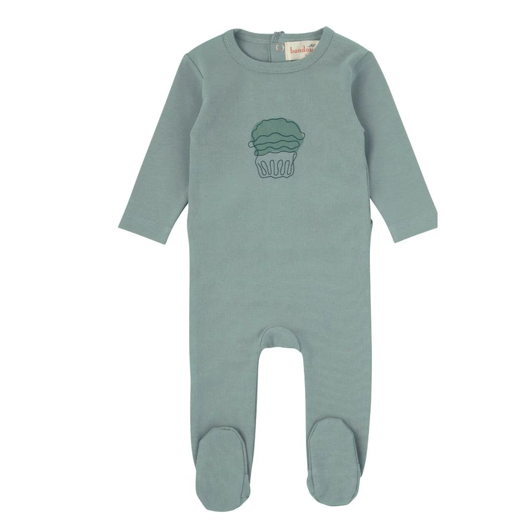 Bondoux BEBE Muffin Footie & Bonnet