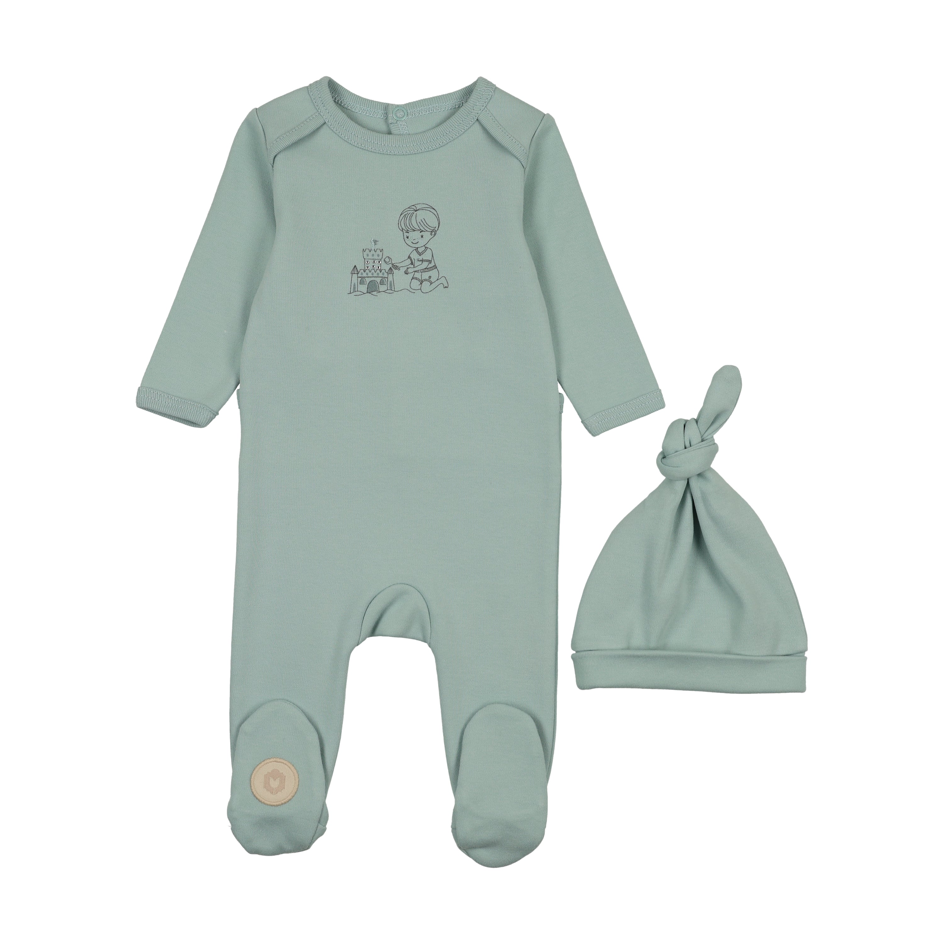 Mon Tresor Castle Cutie Footie & Beanie