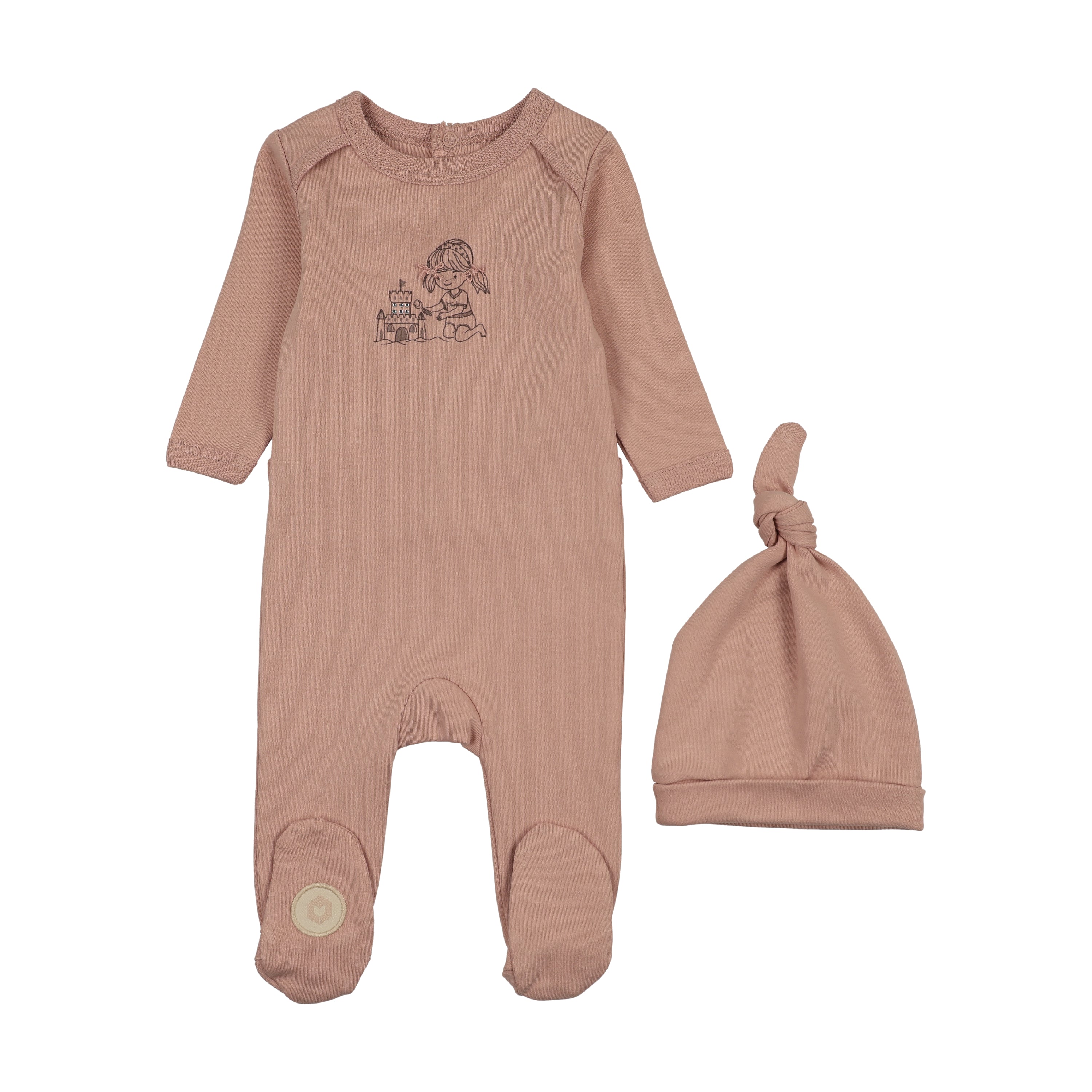 Mon Tresor Castle Cutie Footie & Beanie