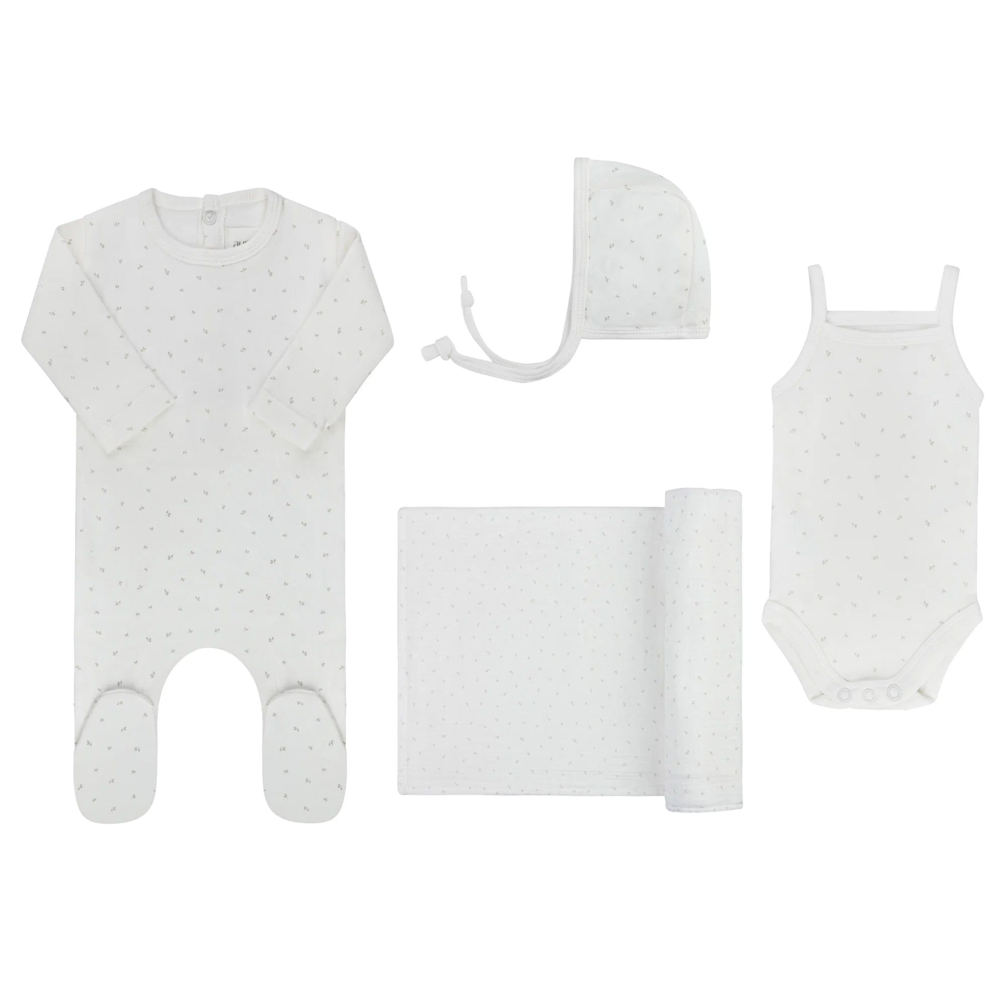 Ely's & Co Embroidered Leaf Deluxe Take Me Home Set