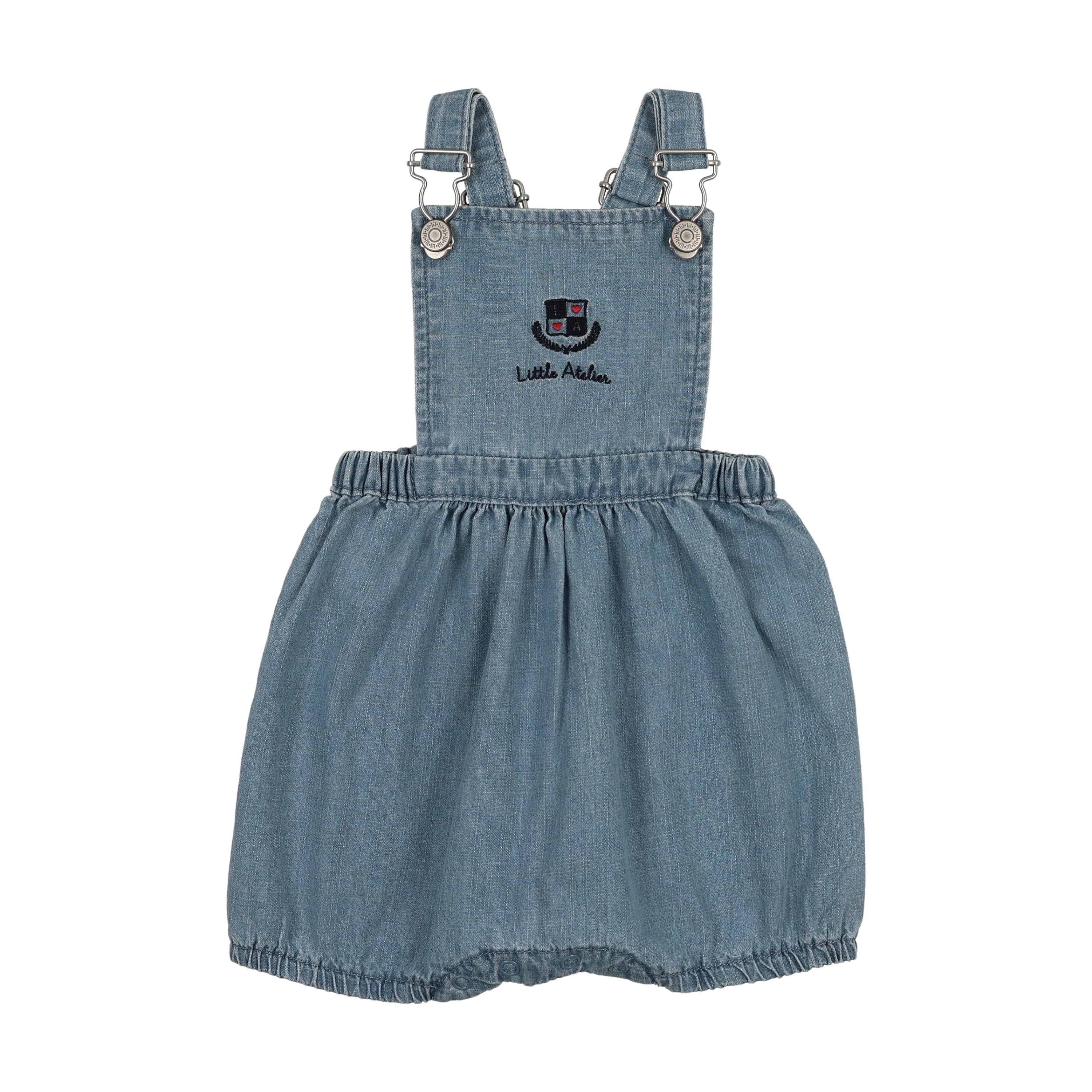 Lil Legs Denim City Girl Romper
