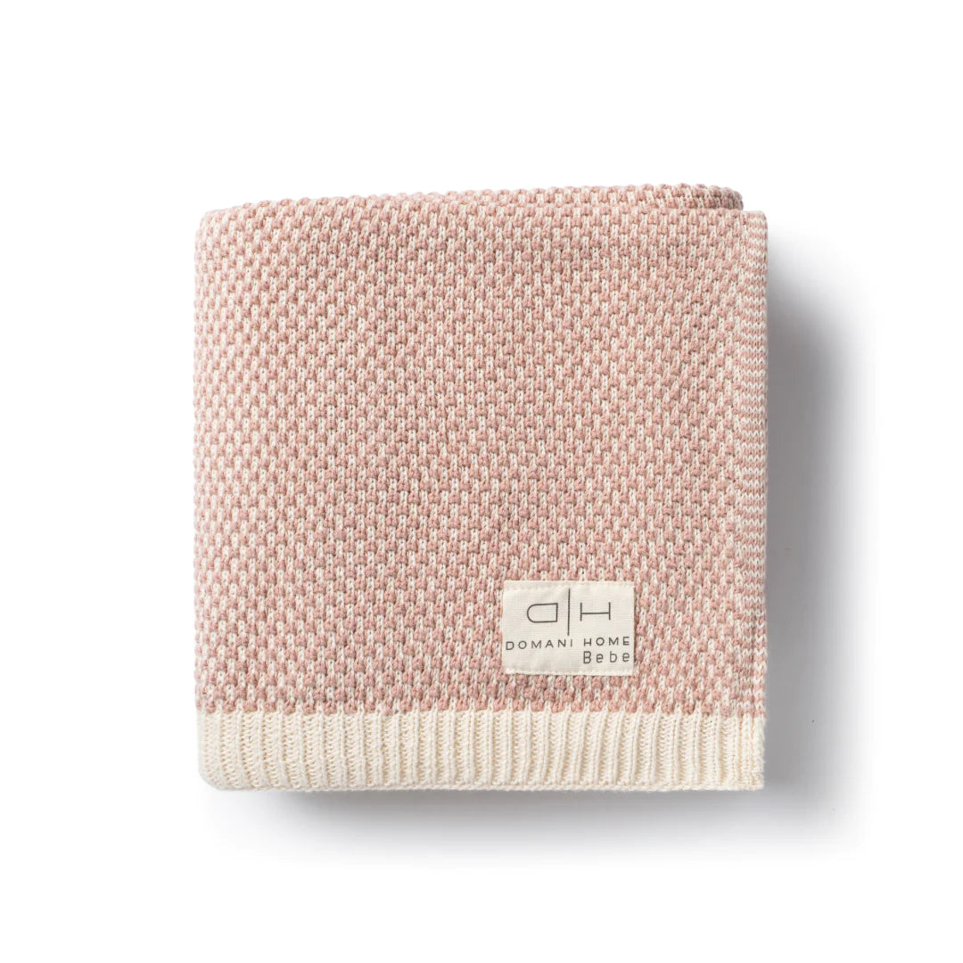 Domani Blanket Brunelo Rose Blush