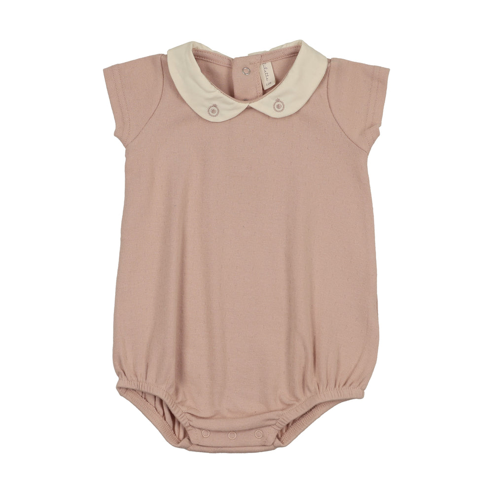 Lil Legs Sweetheart Collar Romper