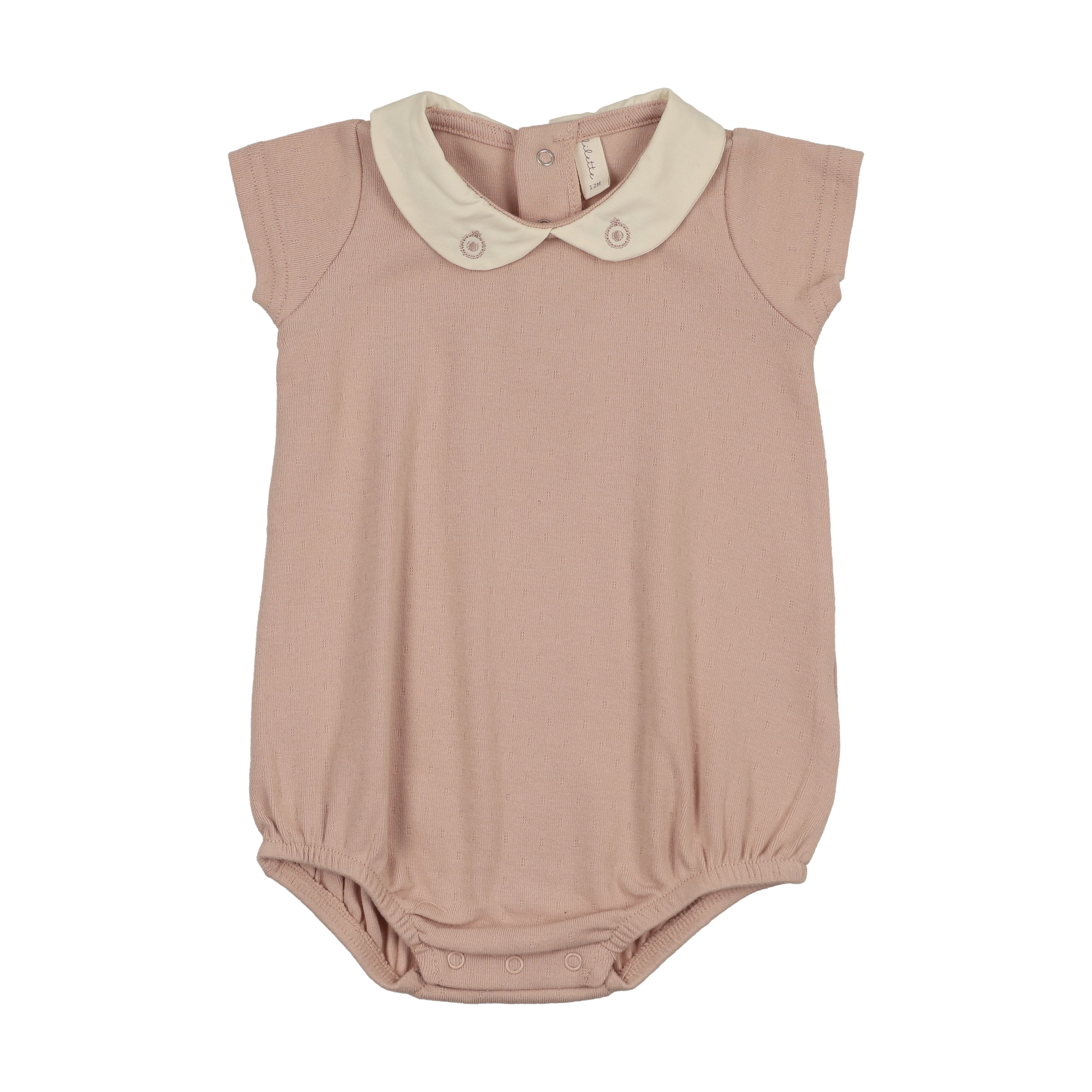 Lil Legs Sweetheart Collar Romper