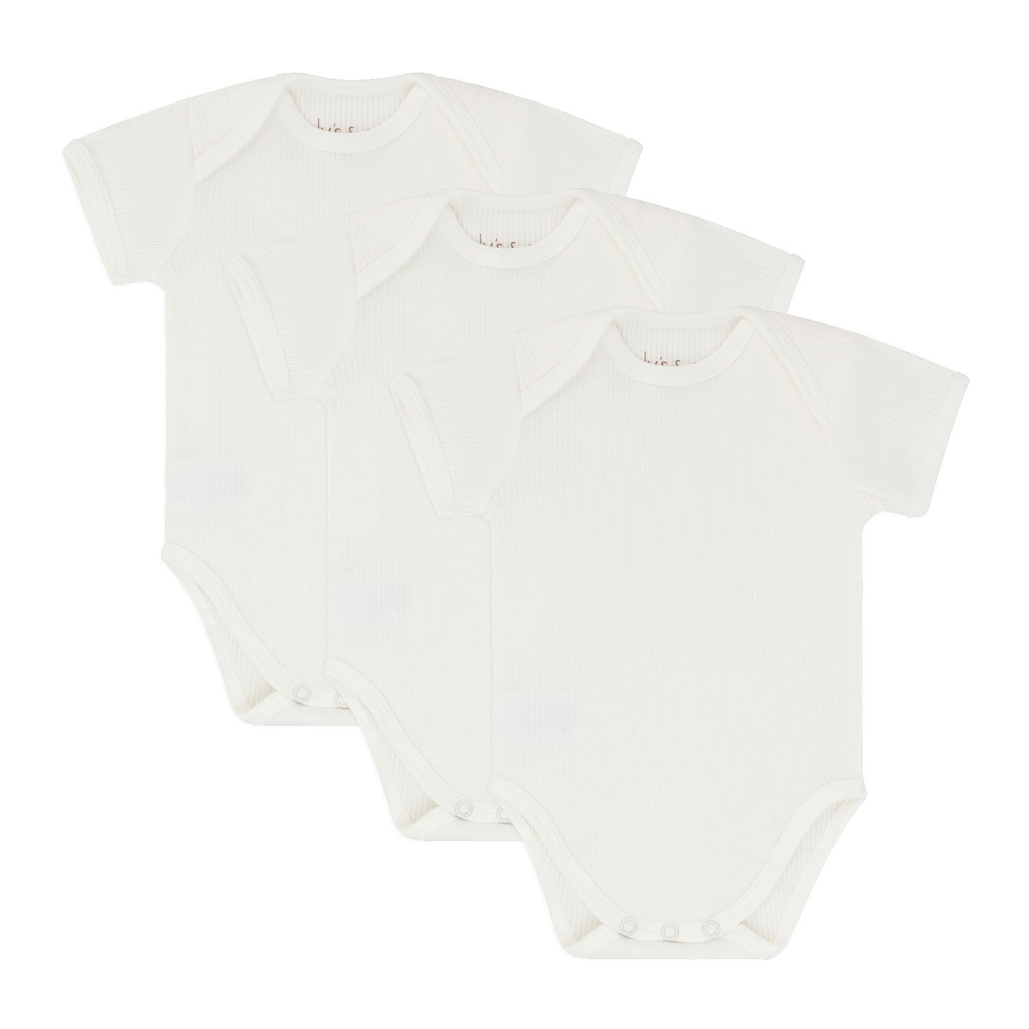 Ely's & Co White Ribbed Undershirts