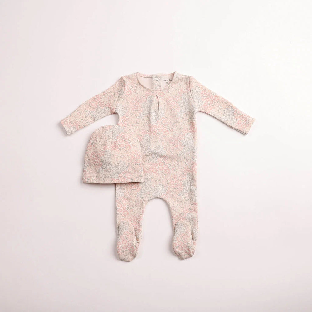Pre-Order Bee & Dee Flowerscape Footie/Beanie