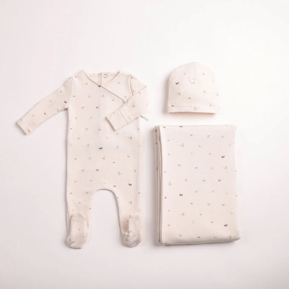 Pre-Order Bee & Dee Flutter & Fly Layette Set