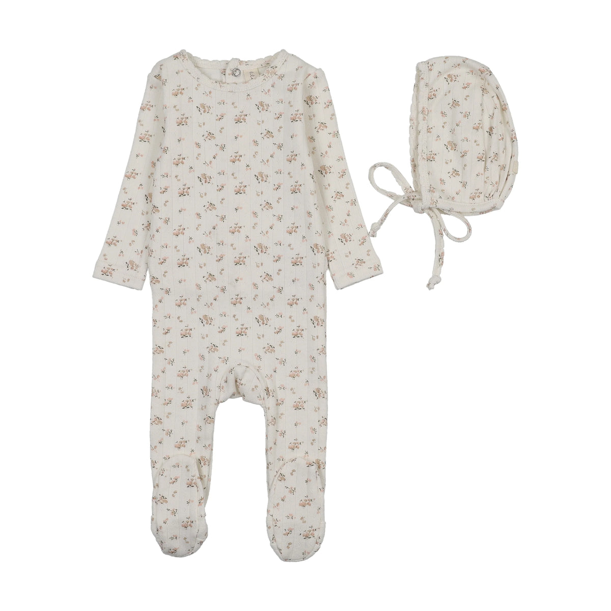 Lilette Garden Cluster Footie/Bonnet
