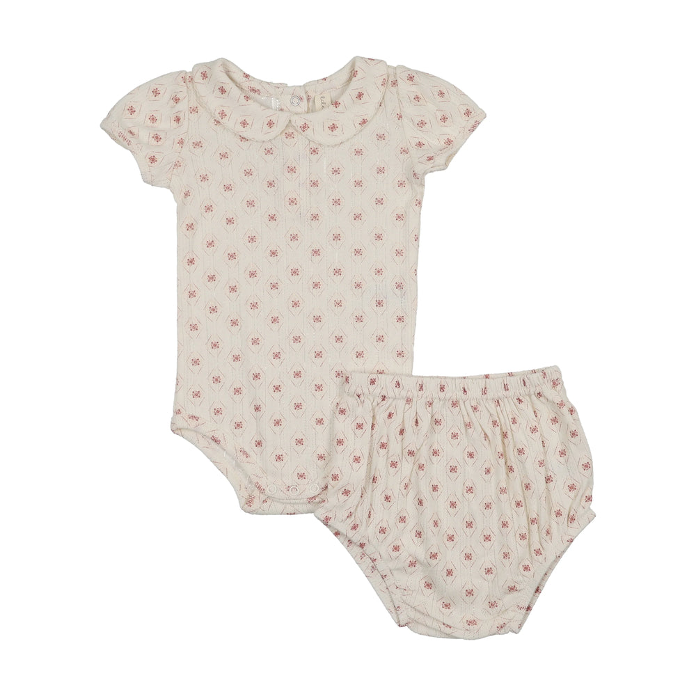 Lilette Geo Floral Printed Two Piece Set