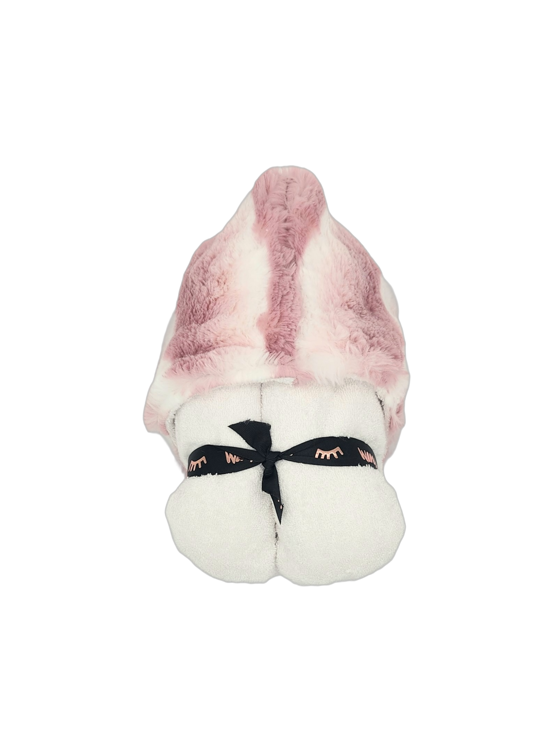 Winx & Blink plush waves Hooded Towel pink