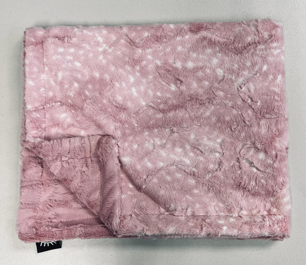 Winx & Blinx Doe Woodrose Minky Blanket