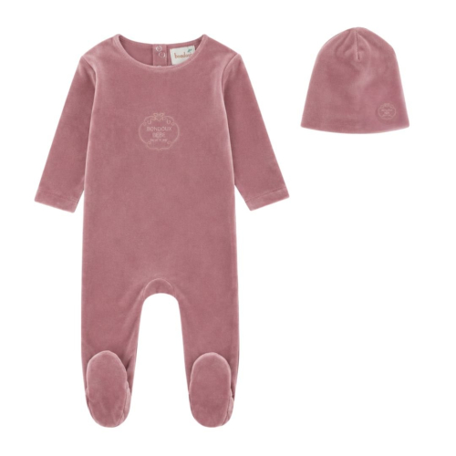 Pre-Order Bondoux Embossed Footie