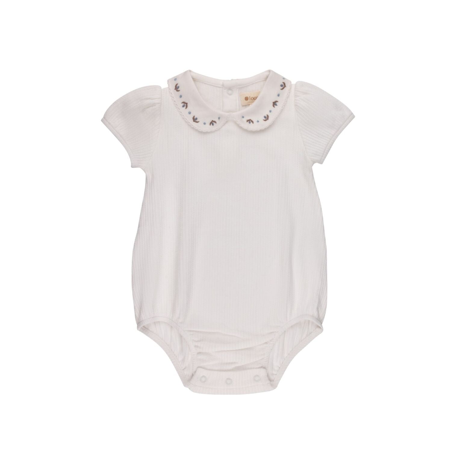 Looms Embroidered Trim Collection Romper