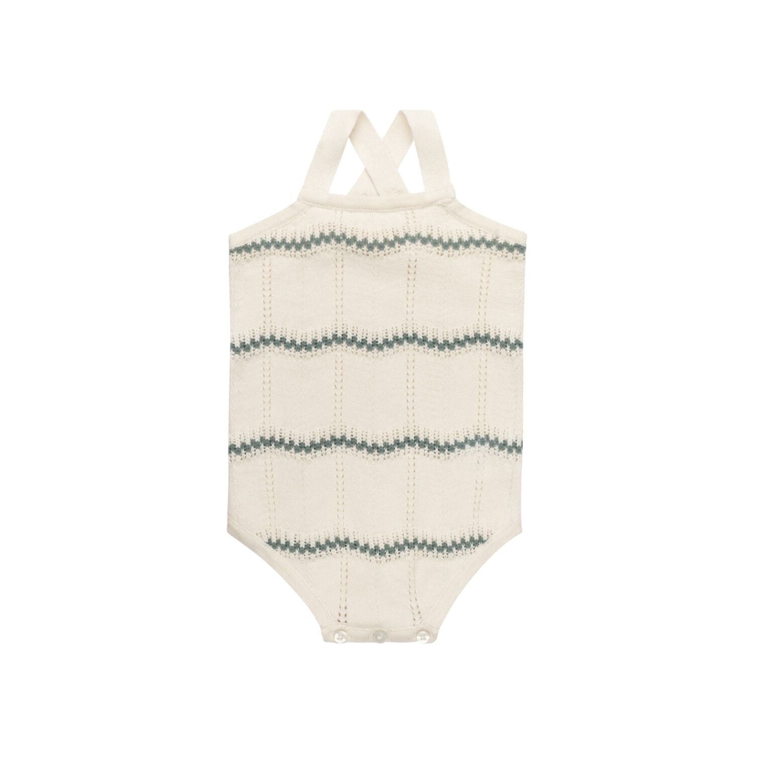 Loom Wave Knit Romper