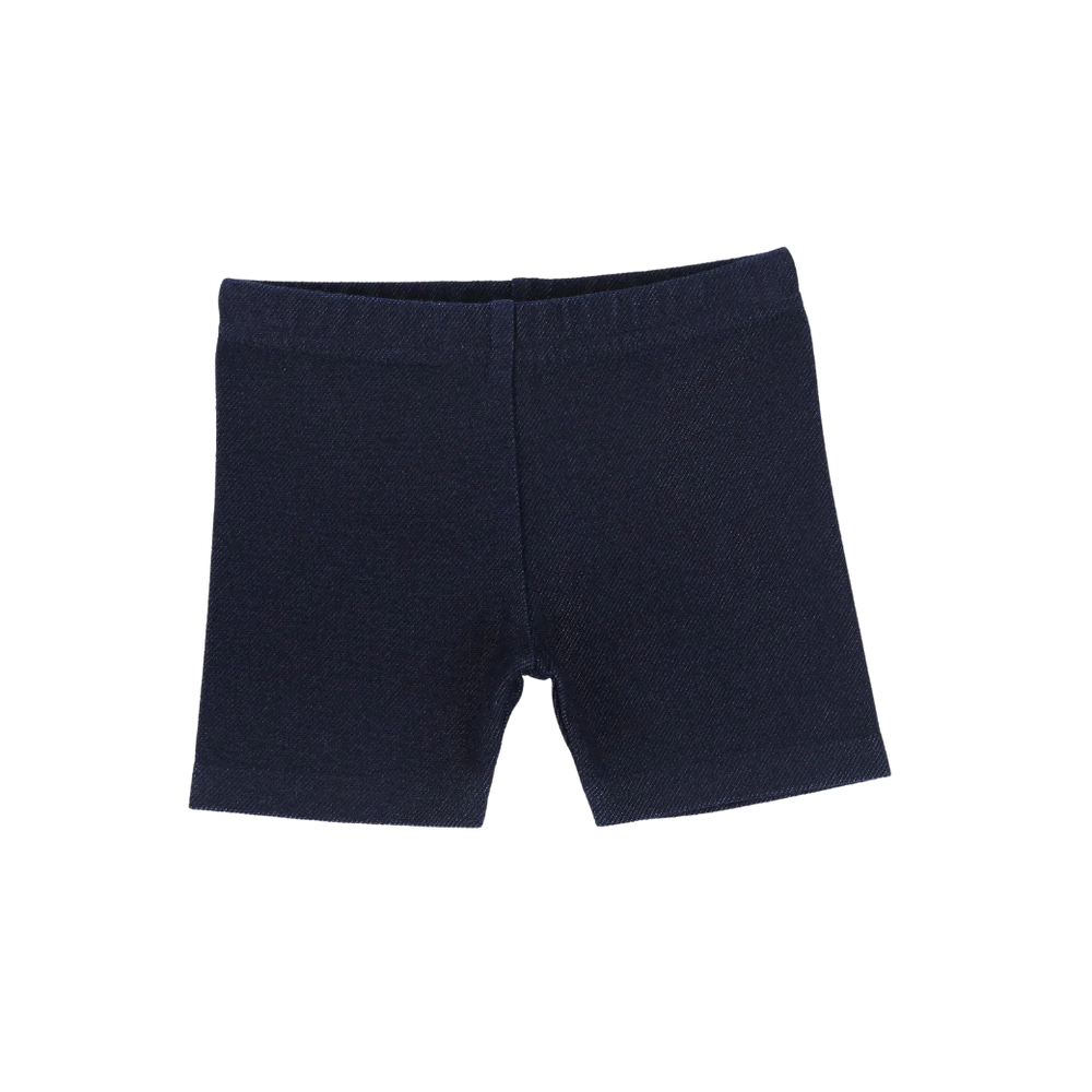 Lil Legs Basic Biker Jean Shorts