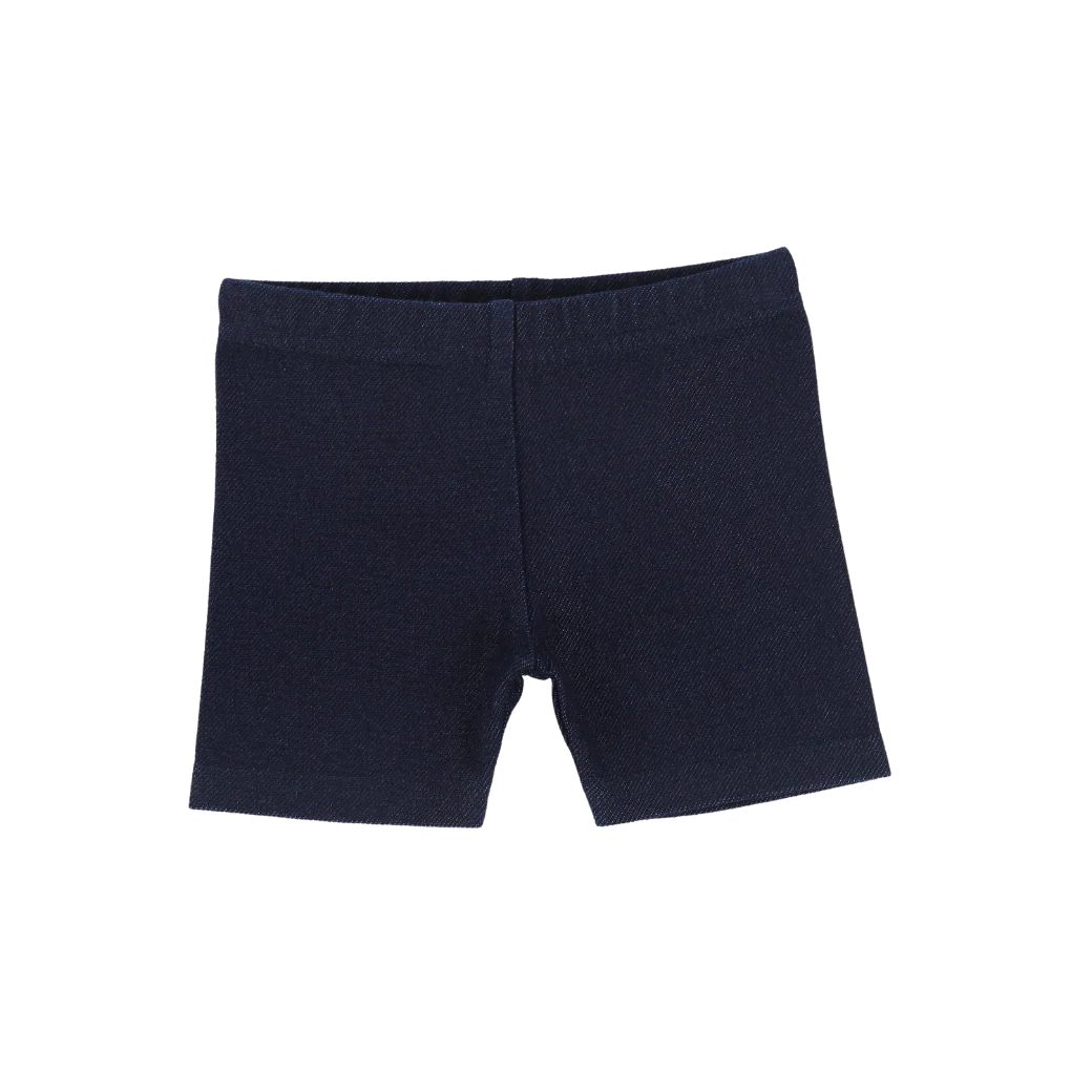 Lil Legs Basic Biker Jean Shorts