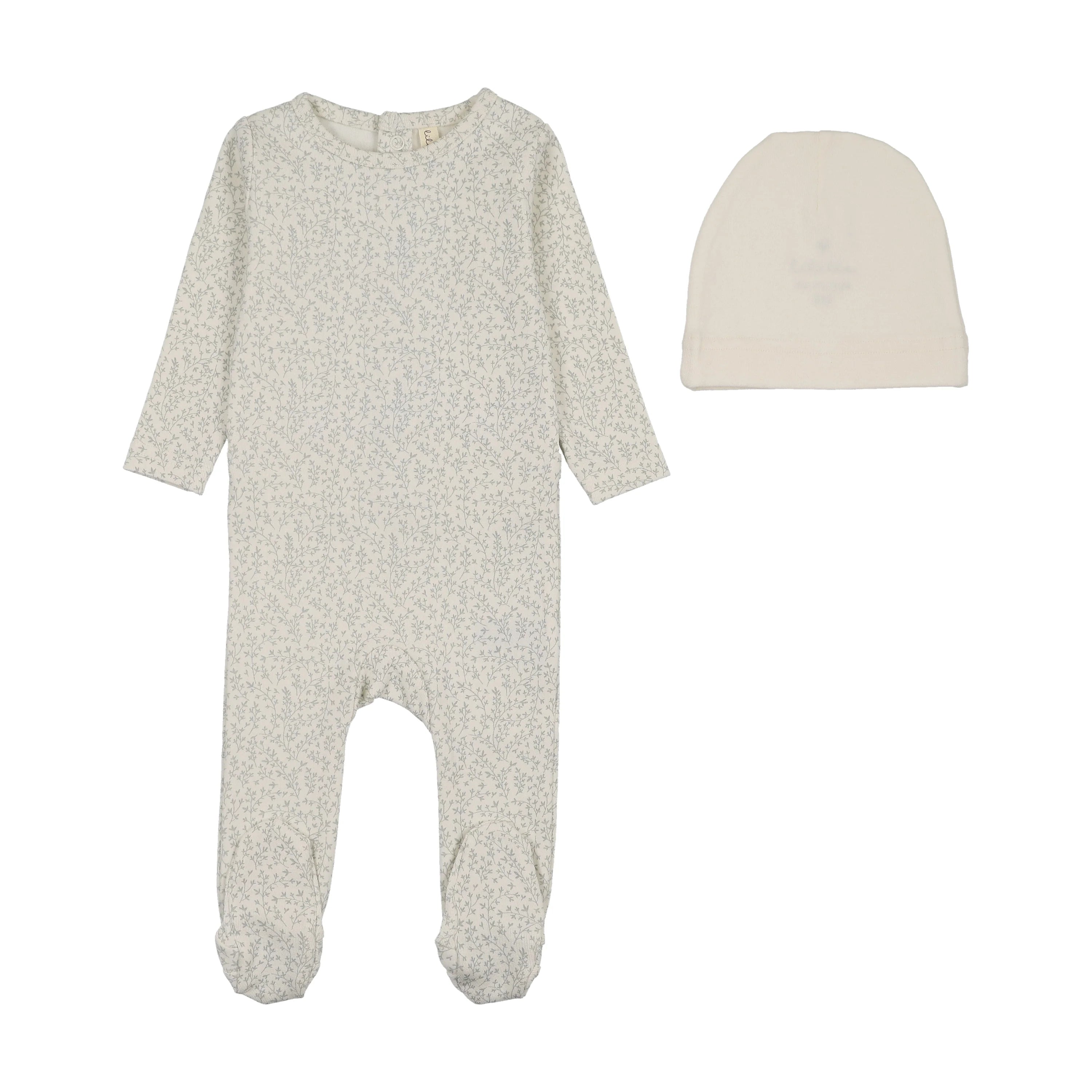 Lilette Leaf Trail Footie Set