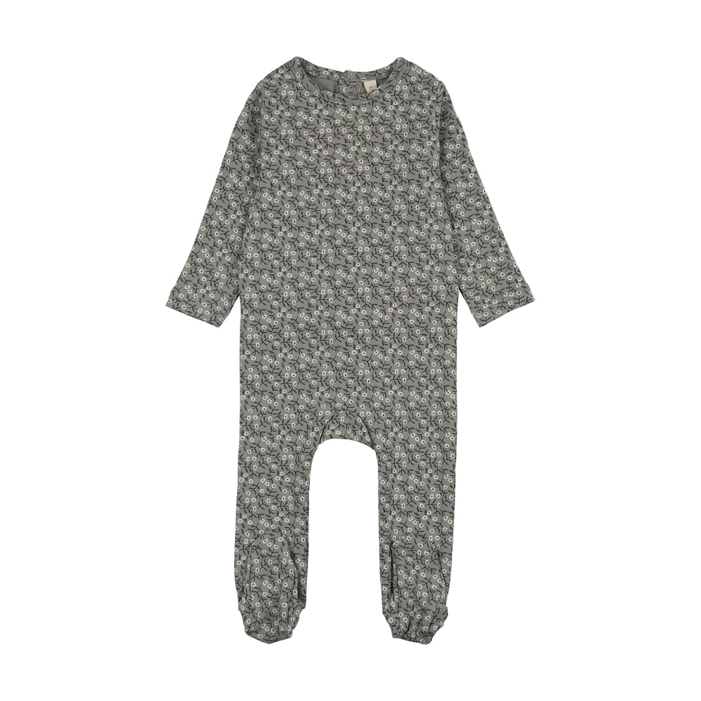 Lilette Dahlia Vines Print Footie