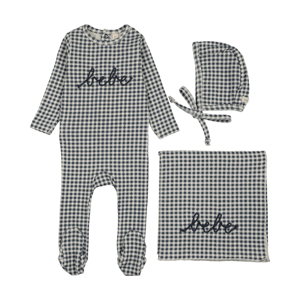 Lilette Gingham BEBE Layette Set