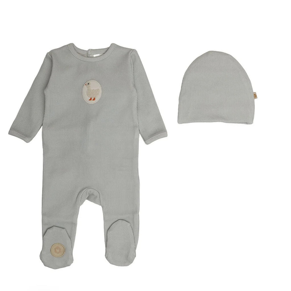 Mon Tresor Little Duckling Footie/Beanie