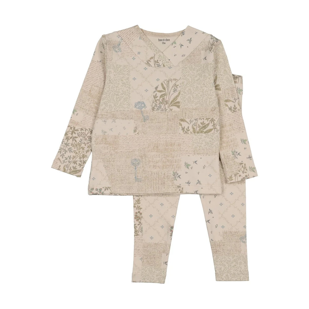 Pre-Order Bee and Dee Boys Organic Paper Print Loungewear