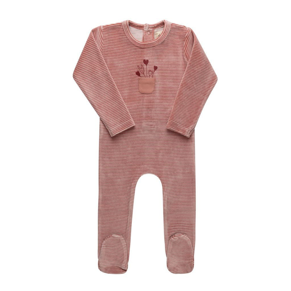 Ely's & Co Striped Footie
