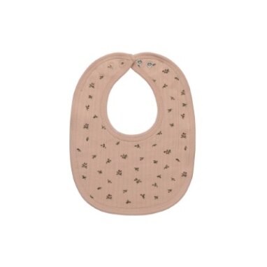 Ely's & Co Floral Pointelle Bib