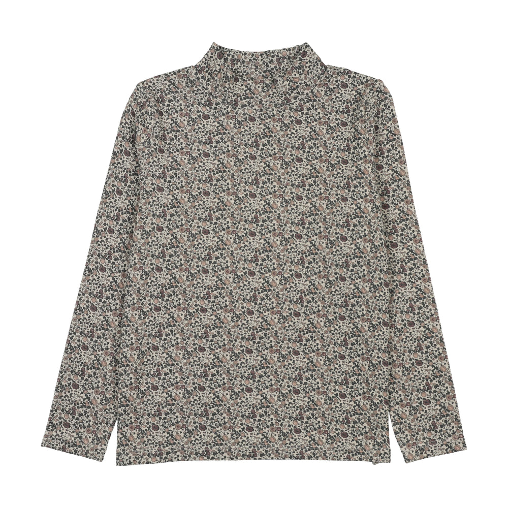 Lil Legs Printed Mockneck
