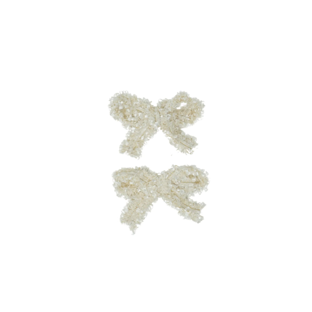 Bandeau Bows Tweed Mini Bow Clip Set