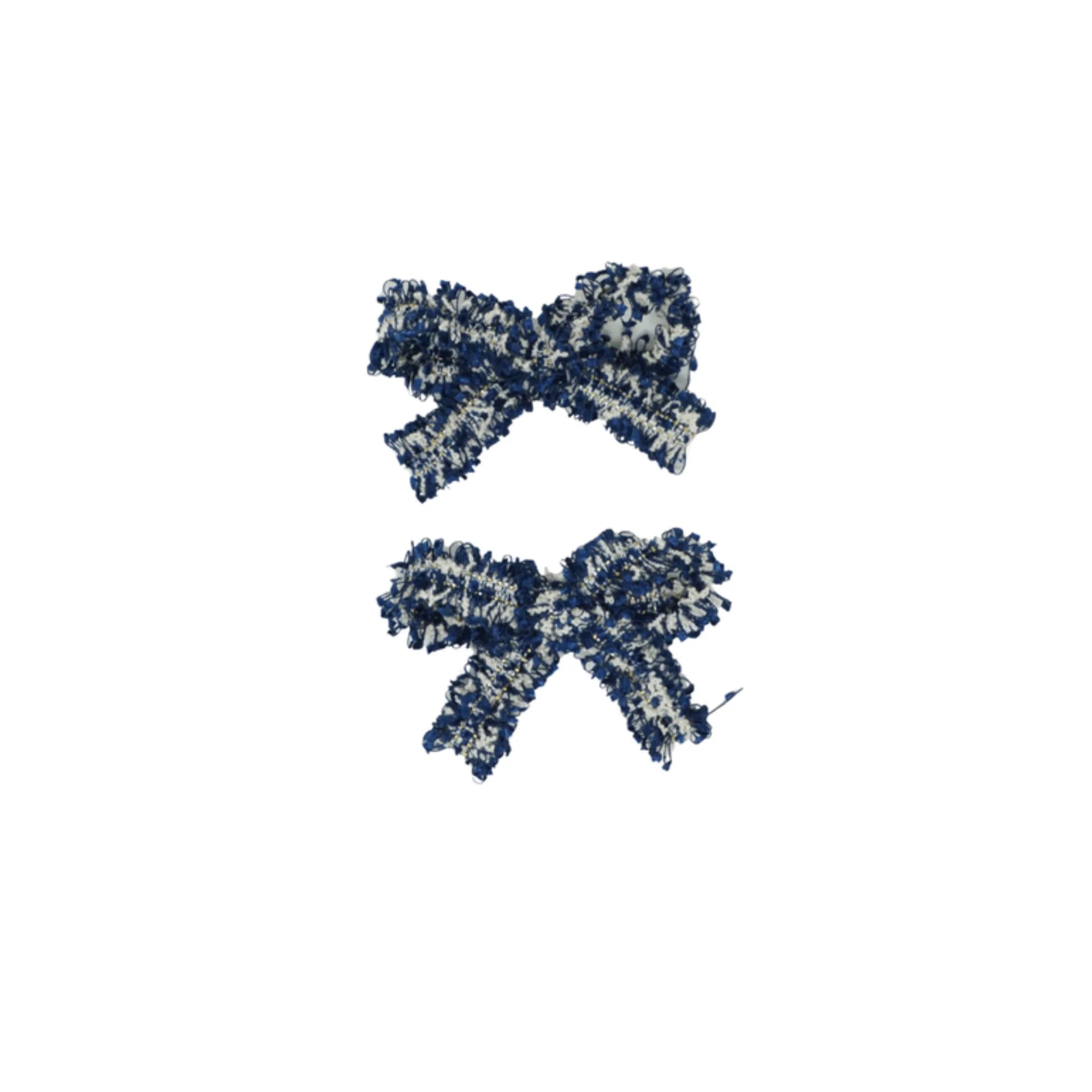 Bandeau Bows Tweed Mini Bow Clip Set