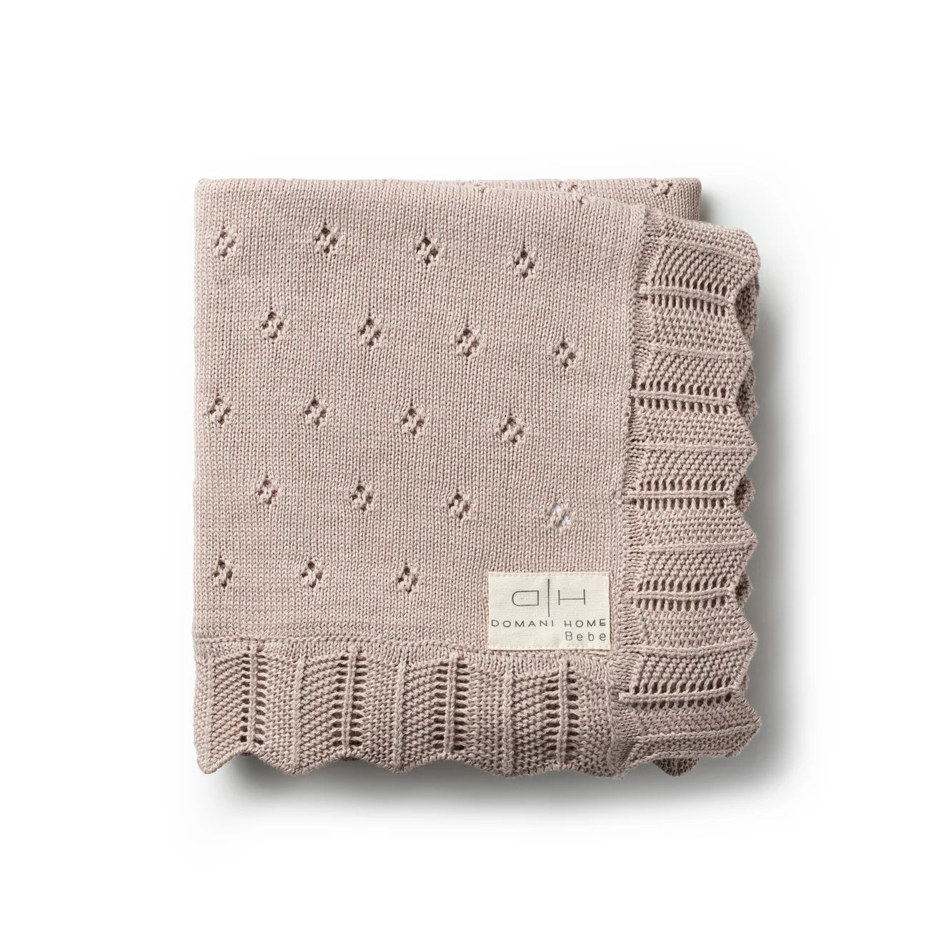 Domani Home Scallop Pointelle Blanket