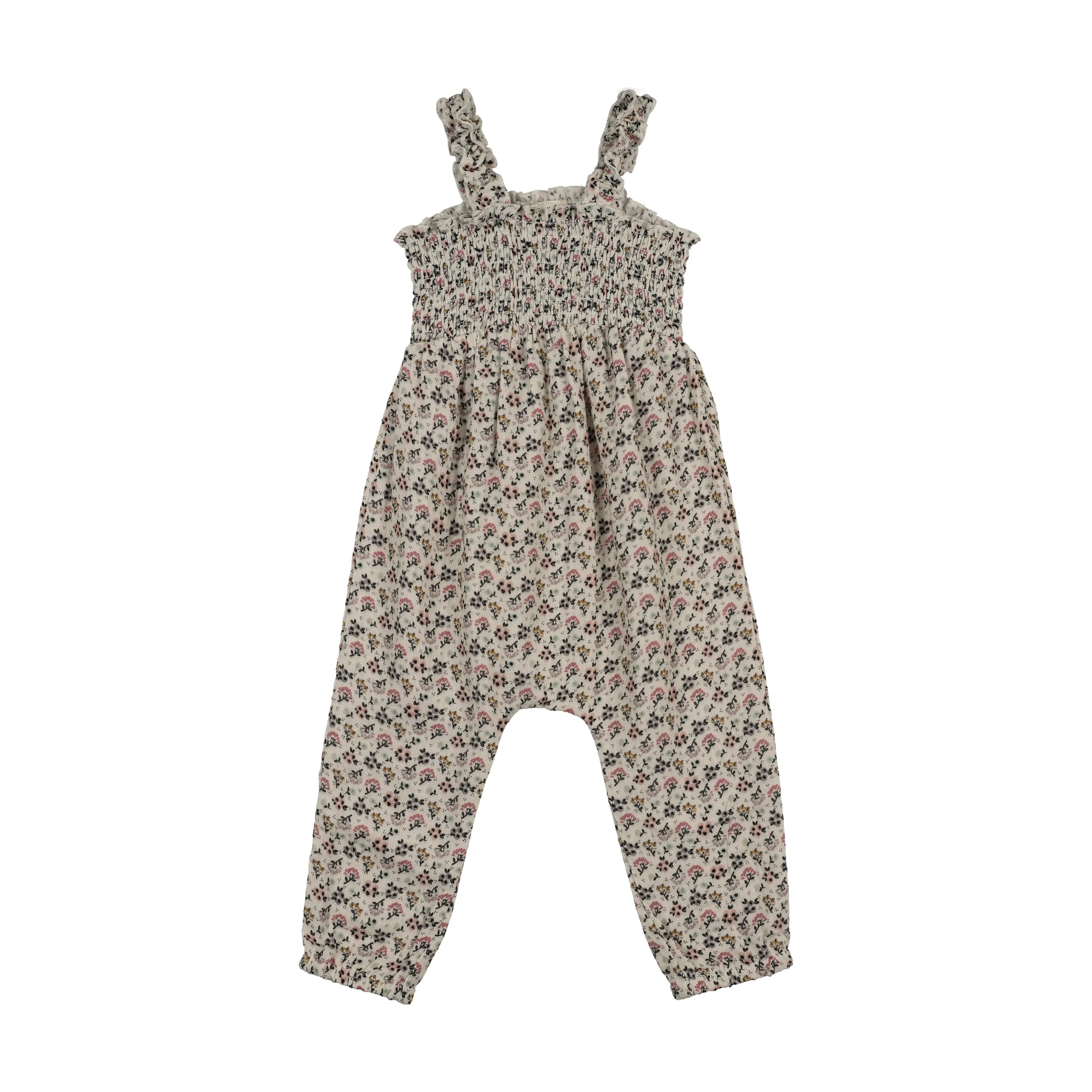 Lil Legs Smocked Bubble Romper