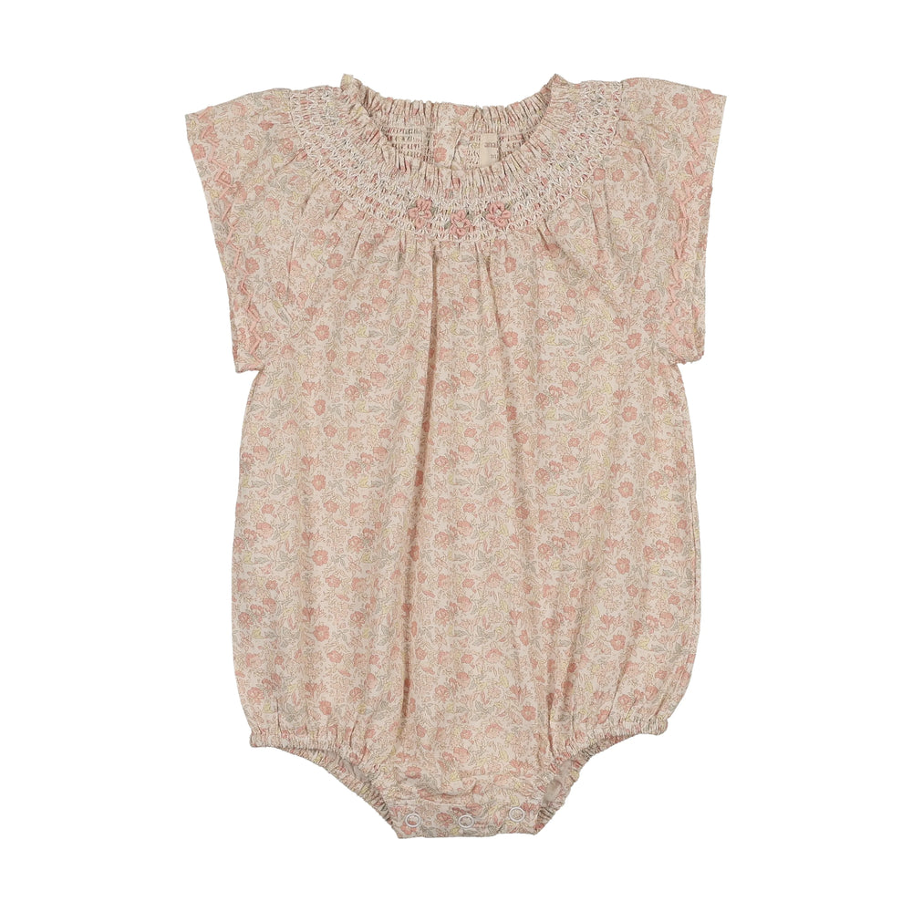 Lil Legs Sunny Blossom Flutter Romper