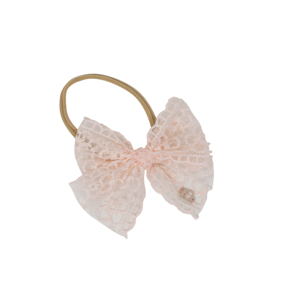 Bandeau Sheer Floral Cut Baby Nylon Band