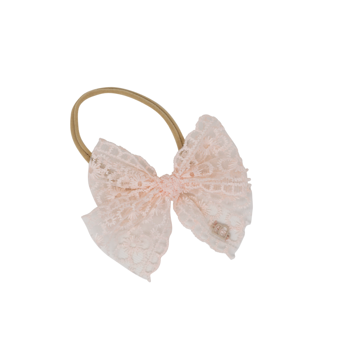 Bandeau Sheer Floral Cut Baby Nylon Band
