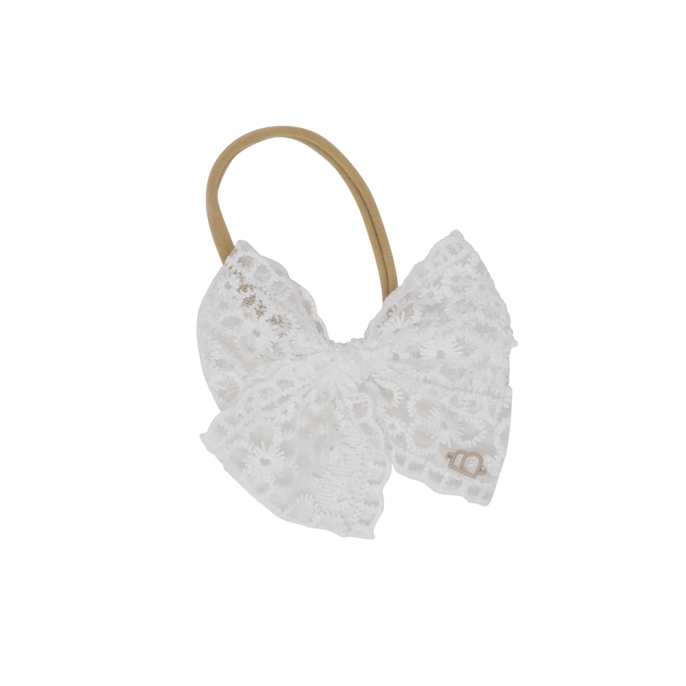 Bandeau Sheer Floral Cut Baby Nylon Band